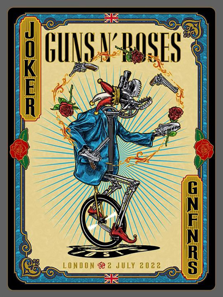 LITHORATI - Guns N' Roses - Lithograph Database - Europe - London